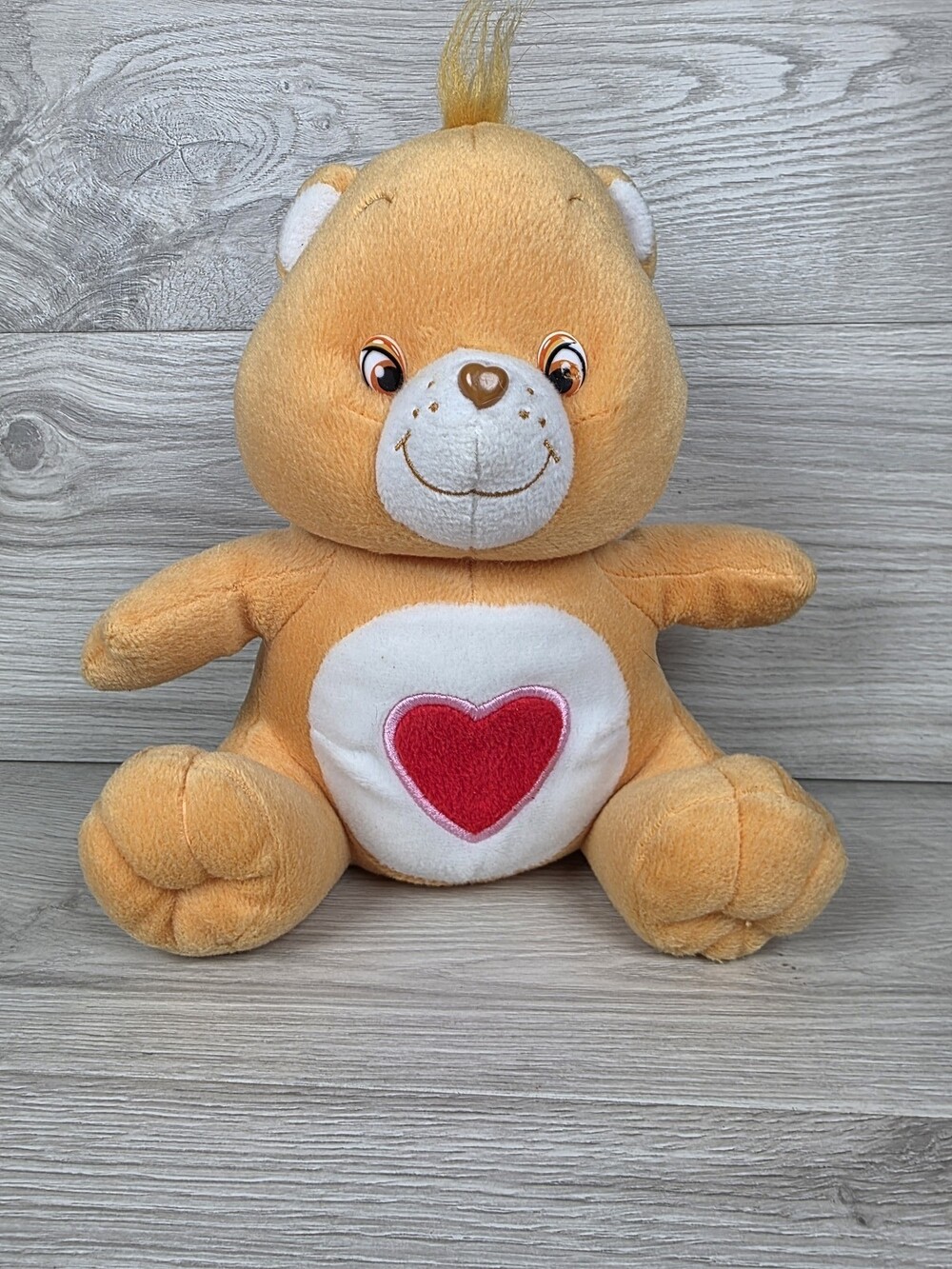 Care Bears Plush Bear Newco Light Orange w Heart Mark Tenderheart SU29